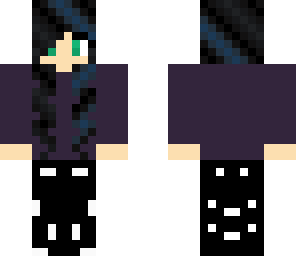 midnight purple n' black girl