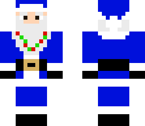 holiday blue santa