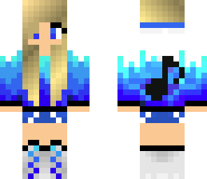 blue dubstep girl
