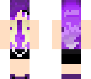 super purple girl