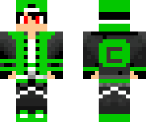 green cool hoodie boy