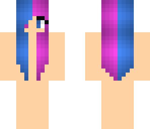 blue and pink hairbase
