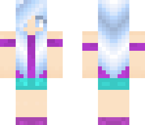 silver hair girl