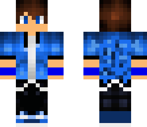 el chico azul