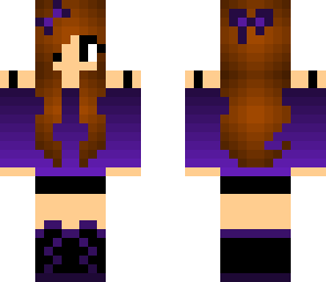 girl in purple