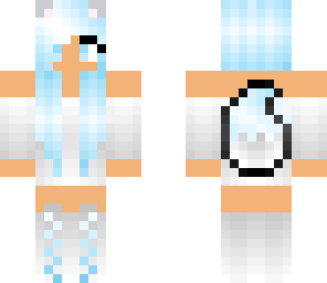 cute icy wolf girl