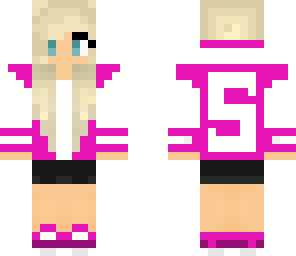 monogram s blonde girl read description