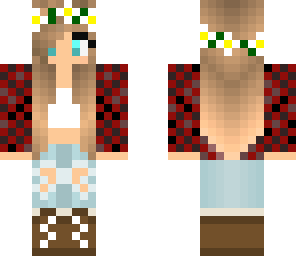 red flannel girl
