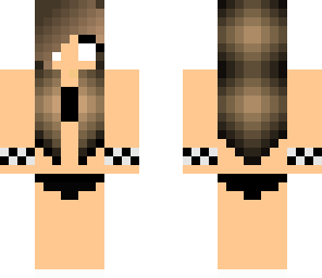 bikini girl herobrine version