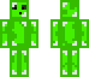 shiny green slime