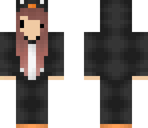 penguin onesie girl