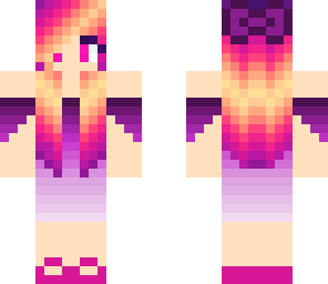 formal sunset girl with bow