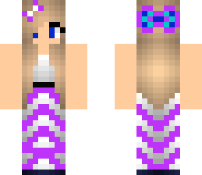 chevron blonde girl