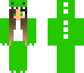 green dino girl