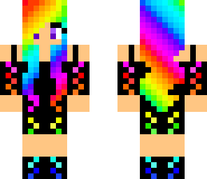 rainbow girl
