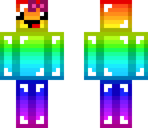 girl rainbow derp