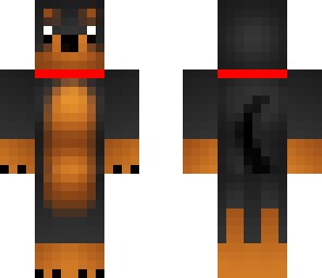 the red colar dog