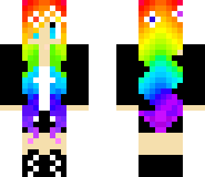 rainbow girl