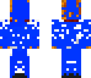 the blue paint guy