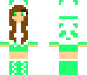mint panda girl