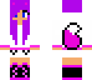 purple fox gamer girl