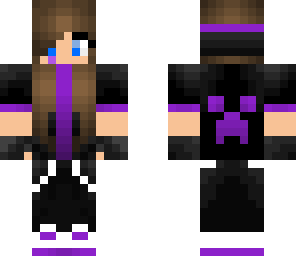 creeper girl purple