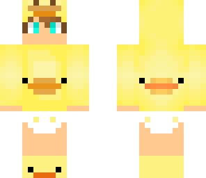 boy baby duck