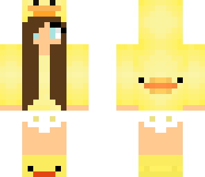girl baby duck