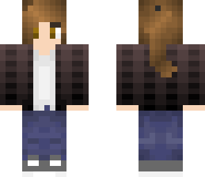 ponytail girl with jeans