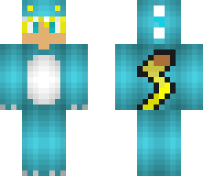 blue dino pikachu