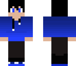 blue shy boy
