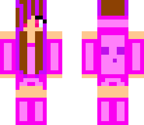 cute pink slime girl
