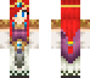 red haired princess zelda