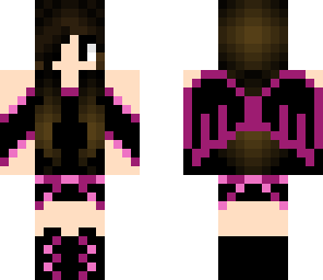pink dark angle girl
