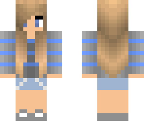blue and gray sweater girl