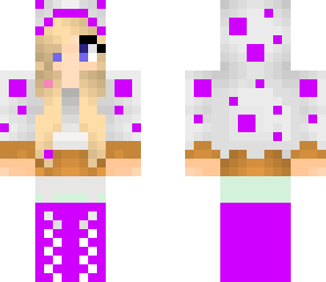 purple cupcake girl