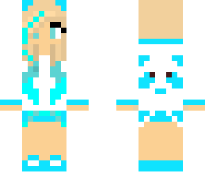 edit of blue panda