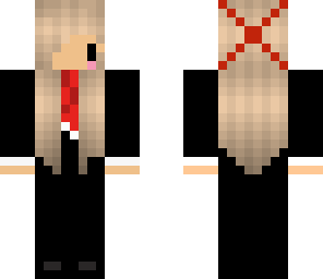 suit and tie chibi girl