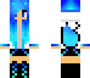 blue wolf girl