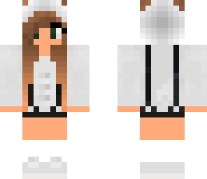 panda suspenders girl