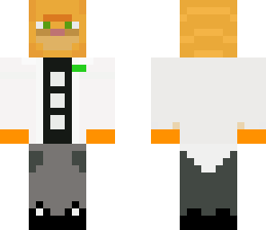 scientist orange cat