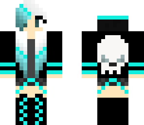 blue emo girl