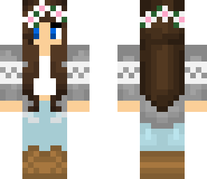 teen girl brown hair