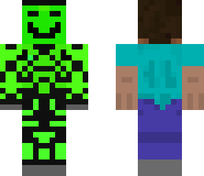 neon green robot