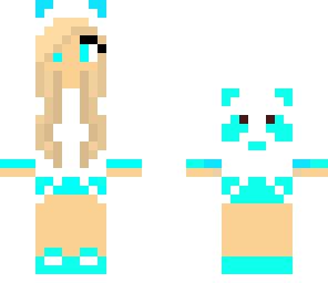 aqua panda girl