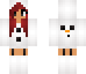 snow girl red hair