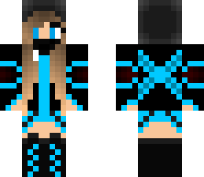blue ninja girl