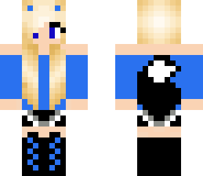 blue fox girl