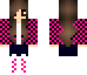 pink and black girl