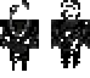 black gohst without mouth